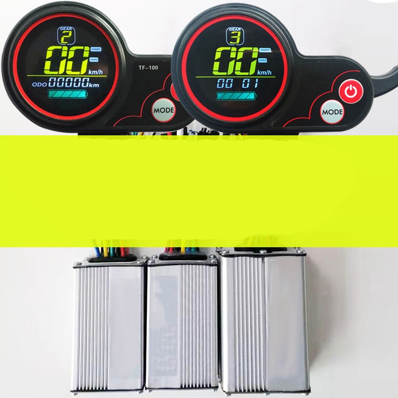 36V/48V 350W electric bike scooter controller with throttle LCD display speed for BLDC motor