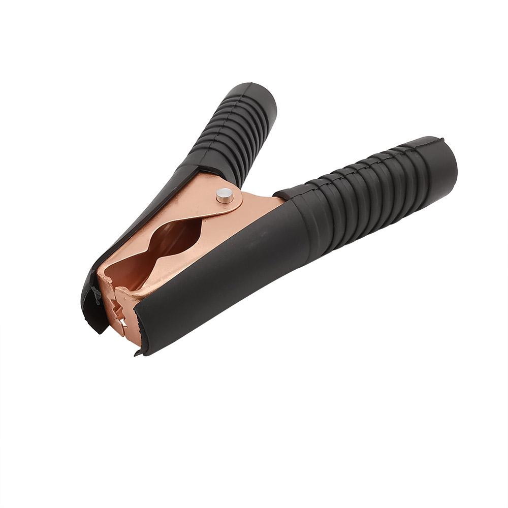 5Pcs Black 100A 90mm Crocodiles Clamps Alligator Clips Car Battery Clip Connectors Insulated Terminal Electrical Clip