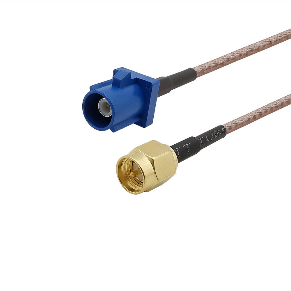 15CM Fakra C Adapter Plug to SMA Male GPS Antenna Extension Cable RG316 Pigtail Extension Cable Wire Connector For GSM Car Audio