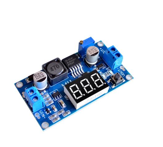 XL6009 Boost Step-up Module Power Supply LED Voltmeter Adjustable boost module with digital voltage meter display