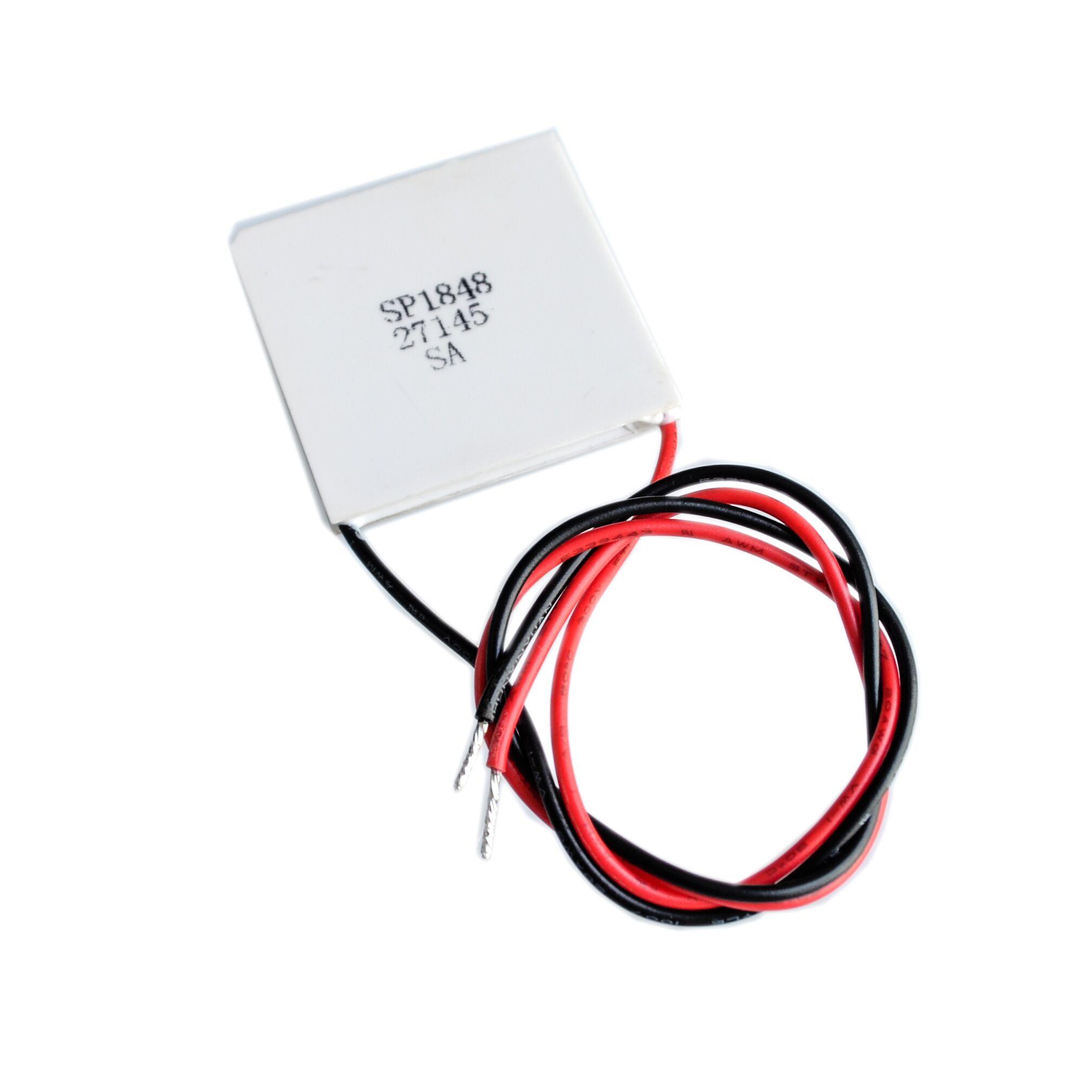10PCS/LOT SP1848-27145 TEC 40x40mm Semiconductor Thermoelectric Heatsink Cooler Peltier Plate Module For Power Generation