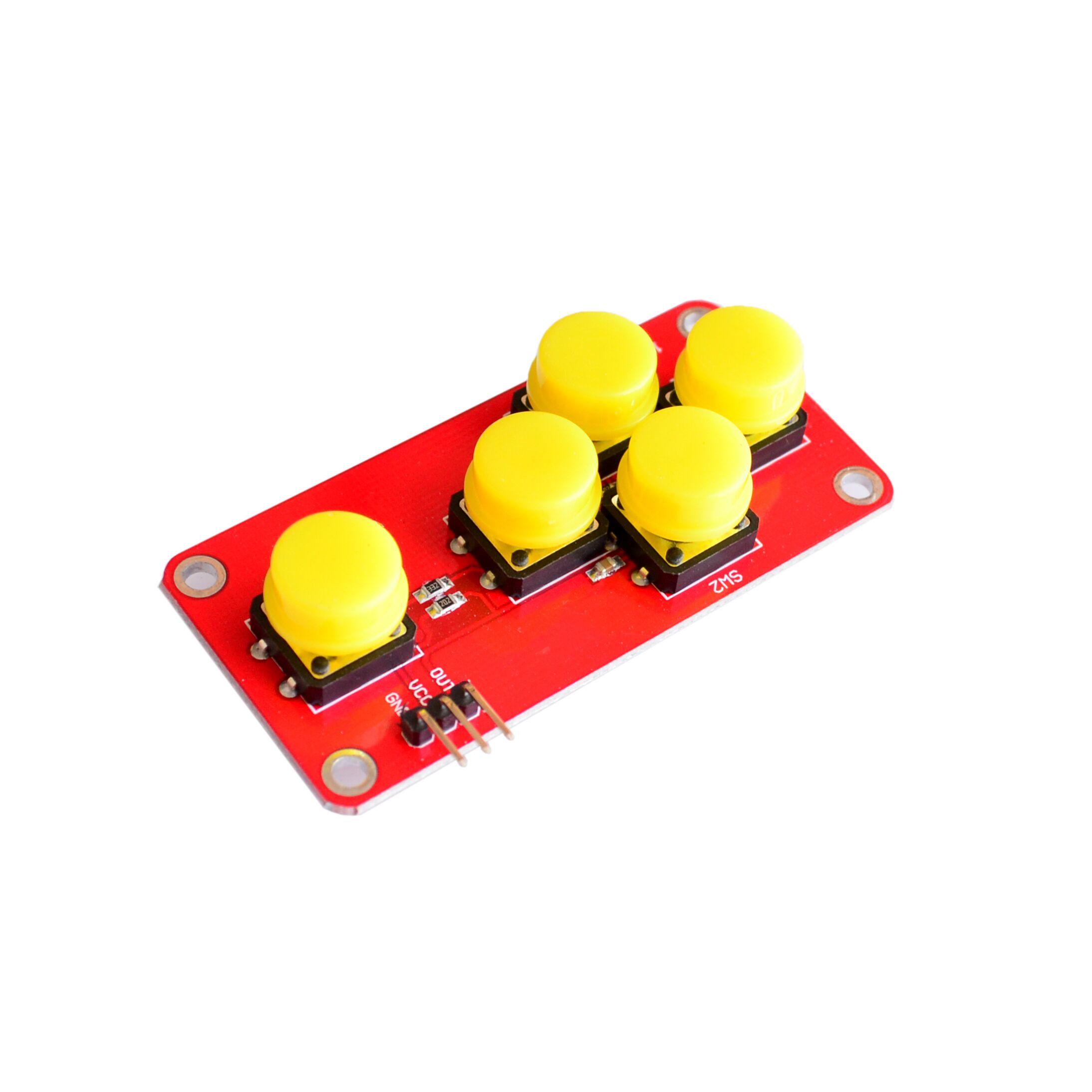 AD Keyboard Simulate Five Key Module Button  Sensor Expansion Board