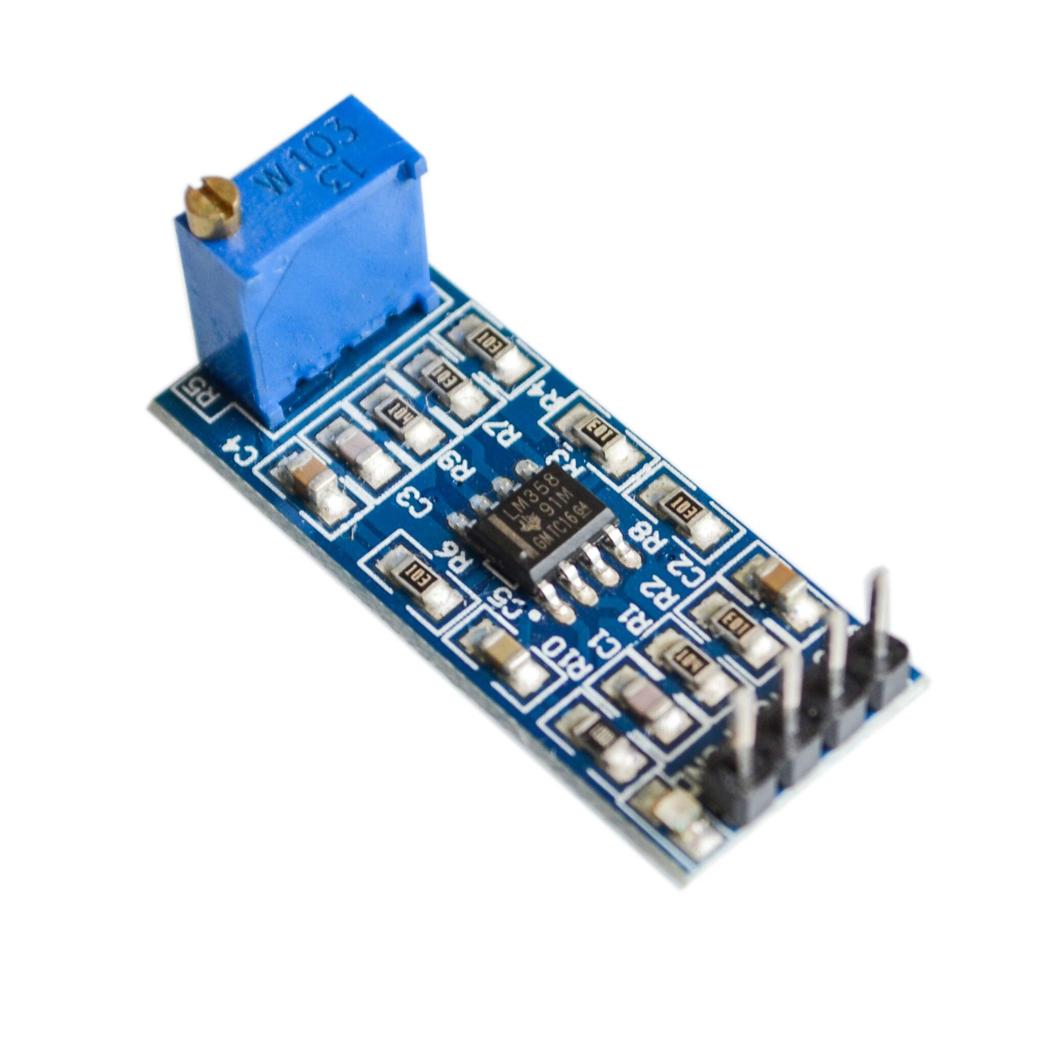 5pcs/lot LM358 100 times gain amplification module operational amplifier module