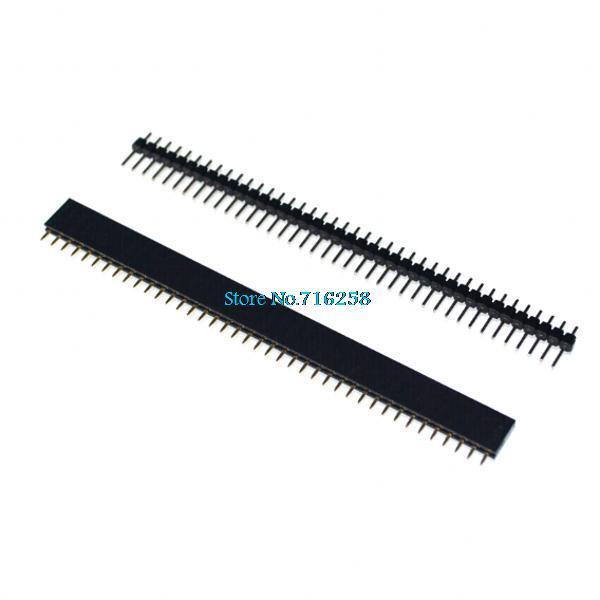 1 lot = 20pcs 1x40 Pin 2.54mm Single Row Female + 20pcs 1x40 Male Pin Header connector