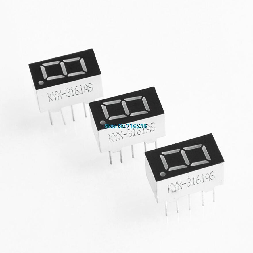 20PCS LD-3161AS 1 Digit 0.36" RED 7 SEGMENT LED DISPLAY COMMON CATHODE