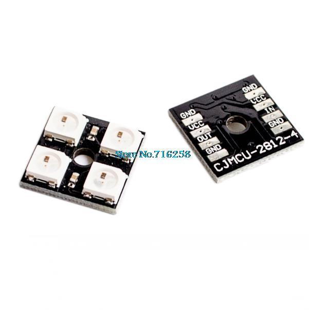 WS2812B-4 5V 5050 RGB LED Lamp Panel Board 4-Bit Precise