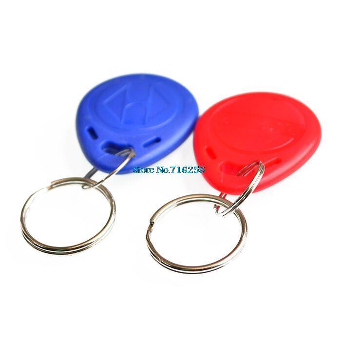 10pcs 125khz RFID Proximity ID Token Key Tag Keychain Waterproof New