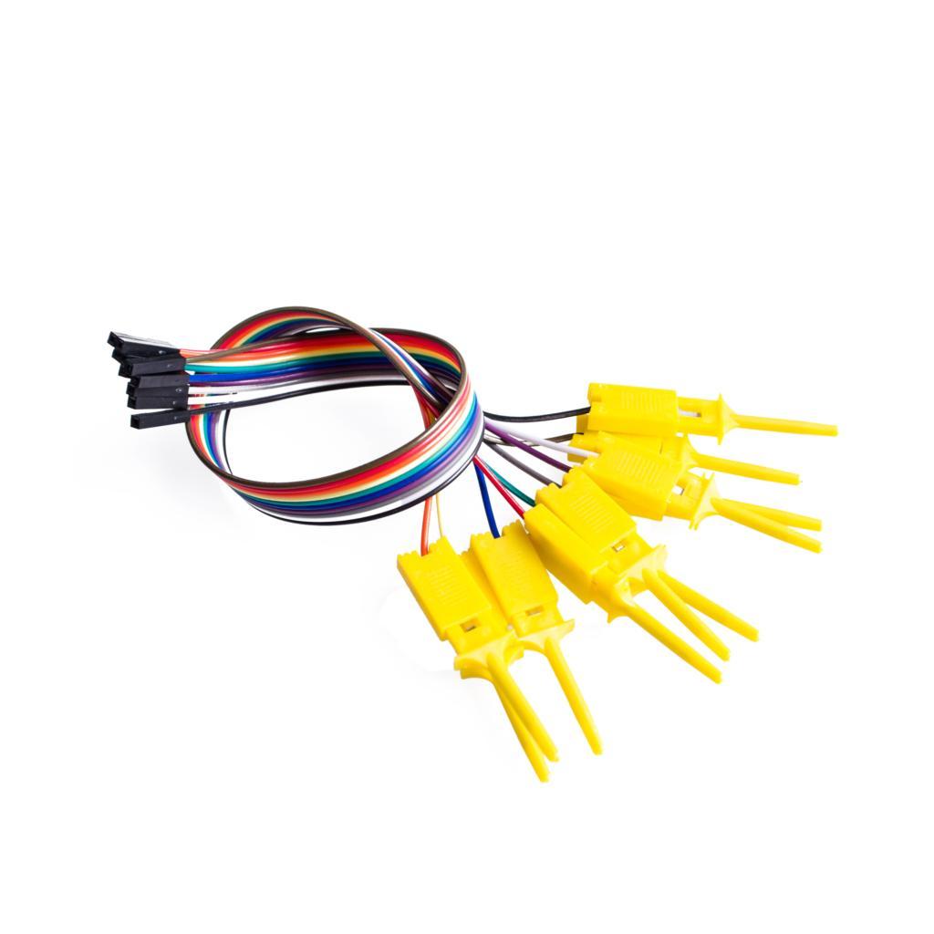 10pcs,Quality test of the quality test hook clip. Logic analyzer test folder. For USB 24M 8CH