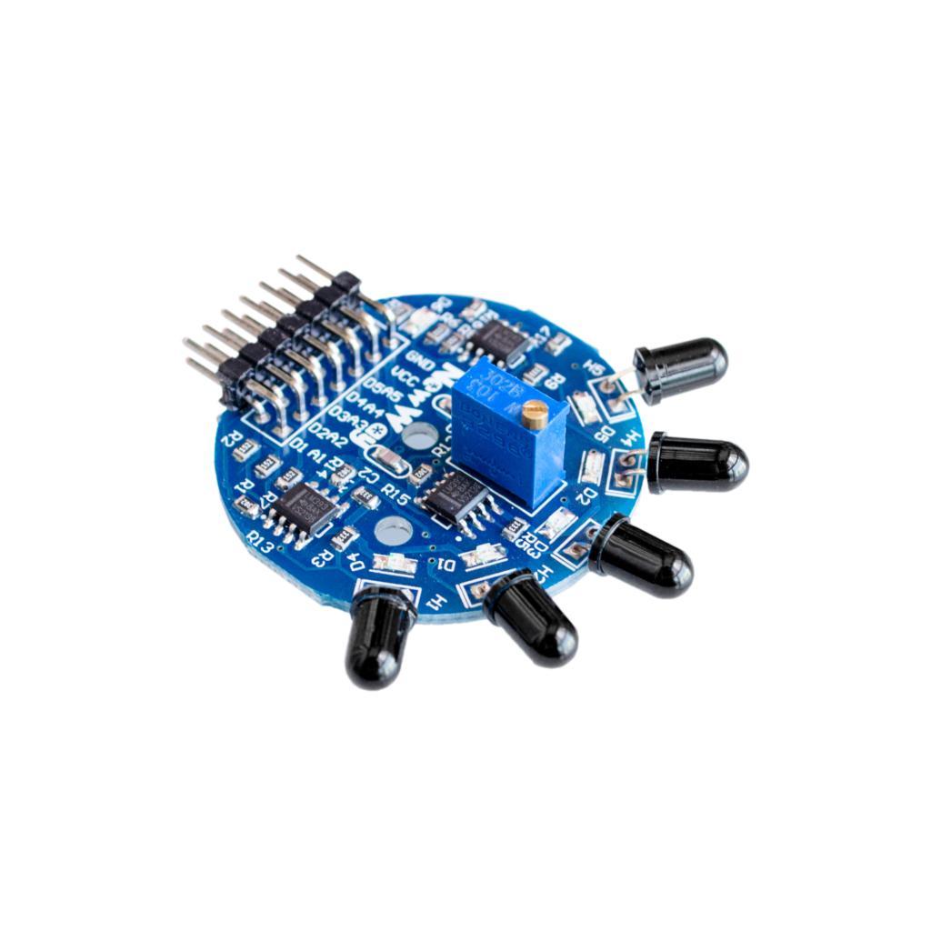 5 Way Flame Sensor Module Digital Signal Dual Output Fire Detection Sensor Module