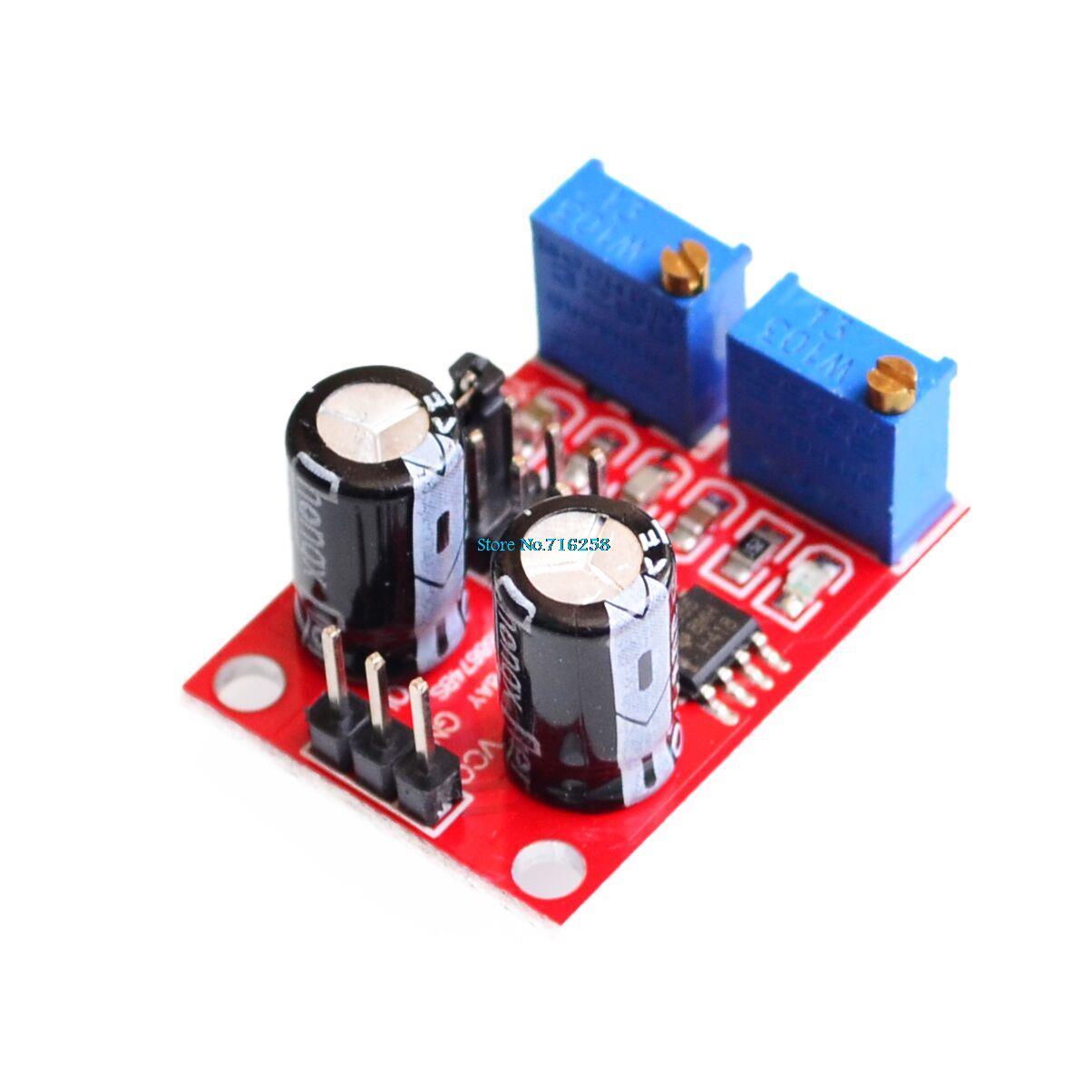 5pcs/lot NE555 pulse frequency, duty cycle adjustable module,square/rectangular wave signal generator,stepping motor driver